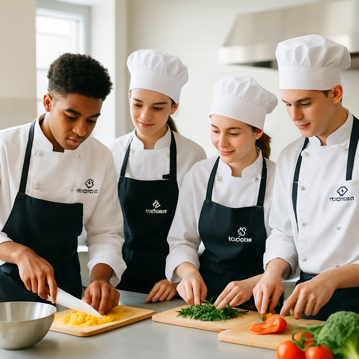 Jak szkoła gastronomiczna może skutecznie promować kierunek dzięki odzieży z logo