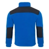 Bluza polarowa chabrowa wstawki czarne roz.L