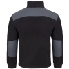 Bluza polarowa czarna wstawki szare roz.L