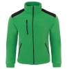 Bluza polarowa zielona wstawki czarne roz.M