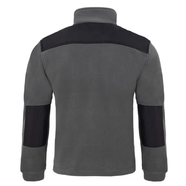 Bluza polarowa szara wstawki czarne roz.M