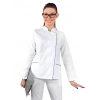Bluza kucharska długi rękaw lamówka granatowa roz.40