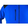 Bluza polarowa  chabrowa wstawki czarne roz.XXL