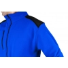 Bluza polarowa  chabrowa wstawki czarne roz.XXL