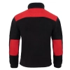 Bluza polarowa  czarna wstawki czerwone roz.XXL