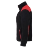 Bluza polarowa  czarna wstawki czerwone roz.XXL
