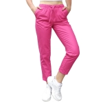 Spodnie  cygaretki amarant roz. XL