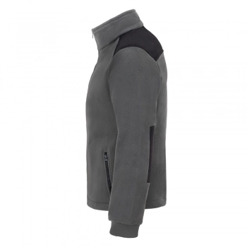 Bluza polarowa  szara wstawki czarne roz.XXL