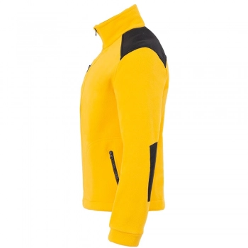 Bluza polarowa  żółta wstawki czarne roz.XXL