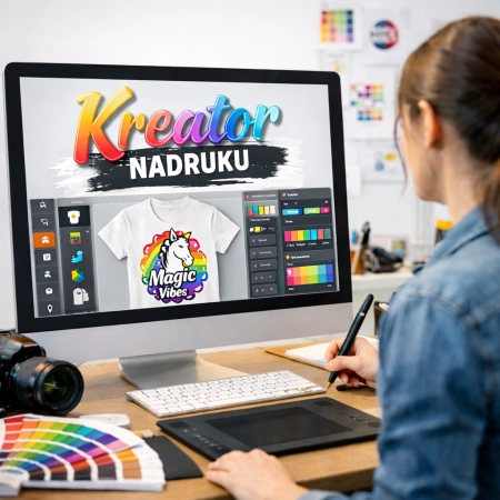Usługa nadruku grafiki metodą DTF – odzież gastronomiczna gastronix.pl