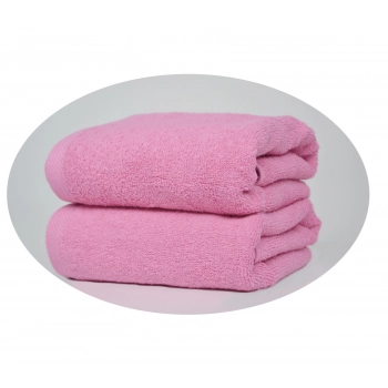 Ręcznik różowy hotelowy kąpielowy 140x70 - Extra Soft
