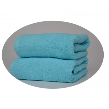 Ręcznik turkusowy hotelowy kąpielowy 140x70 - Extra Soft