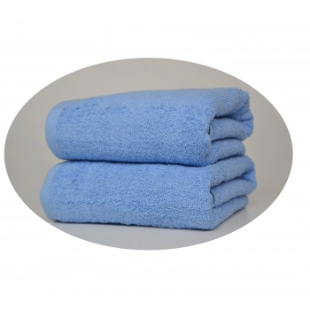 Ręcznik niebieski hotelowy kąpielowy 140x70 - Extra Soft