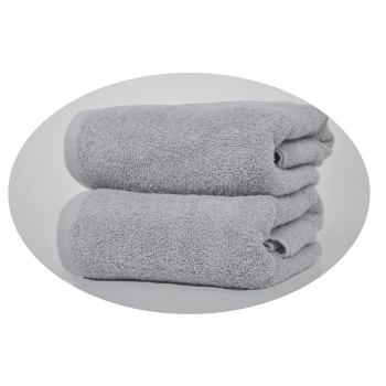 Ręcznik popielaty hotelowy kąpielowy 140x70 - Extra Soft