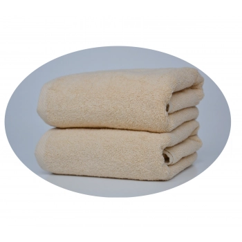 Ręcznik beżowy hotelowy kąpielowy 140x70 - Extra Soft
