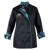 Bluza kucharska damska kitel czarny W1 z twoim nadrukiem logo roz. M
