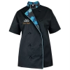 Bluza kucharska damska kitel czarny W1 z twoim nadrukiem logo roz. S