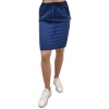 Komplet medyczny ze spódnicą granatowy casual premium roz. XXL
