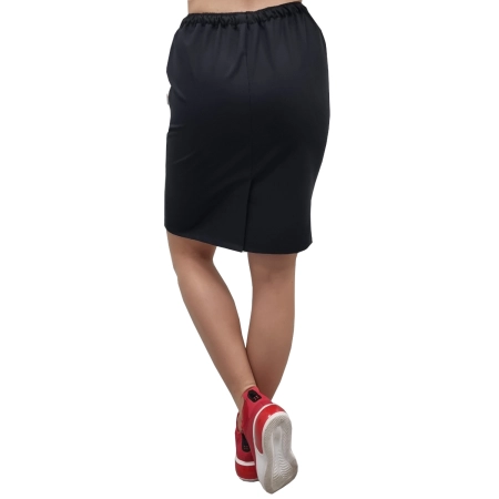Spódnica  czarna casual premium roz. 4XL – odzież gastronomiczna Gastronix - inne ujęcie