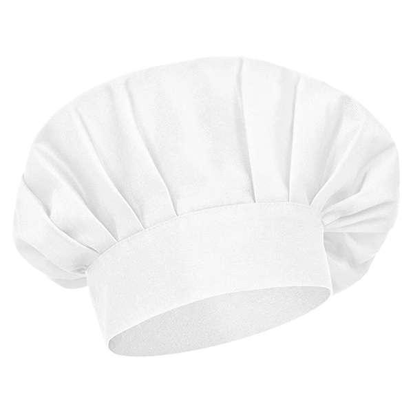 Czapka kucharska szefa kuchni biała – czapka kucharska – odzież gastronomiczna
