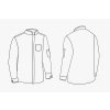 Bluza Kucharska Rysunek Techniczny 1