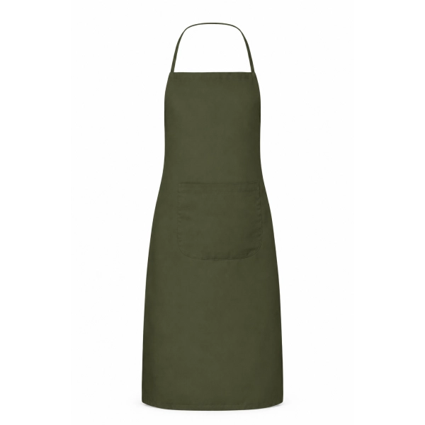 Fartuszek Kuchenny Gastronomiczny Z Kieszenienia Oliwka Mockup